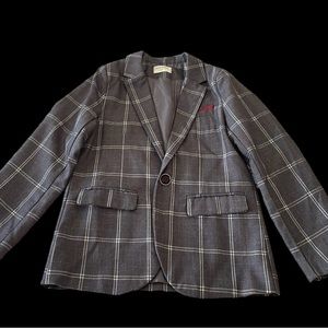 Boys plaid blazer